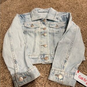 Cat & Jack Light Blue Denim Jacket for Kids